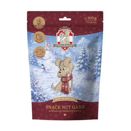SISSI & FRANZ Snack für Hunde - mit Gans - Winter Edition