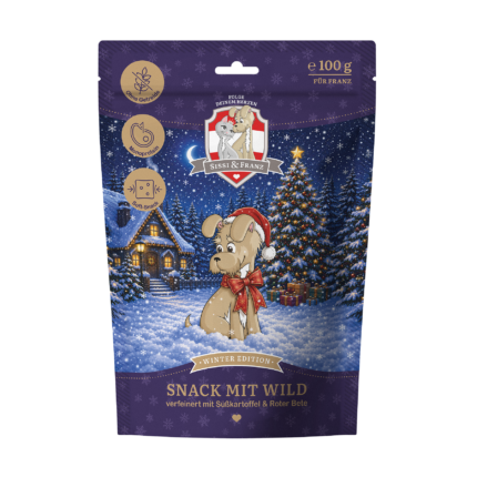 SISSI & FRANZ Snack für Hunde - mit Wild - Winter Edition